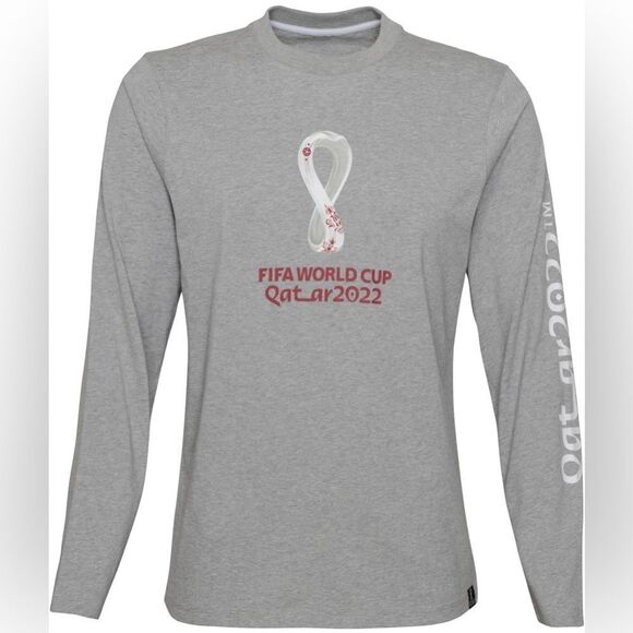 Outerstuff Men’s FIFA World Cup Quatar 2022 Long Sleeve Tee Size L NWT - Picture 1 of 3
